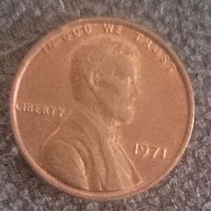 1971 Lincoln RED Penny